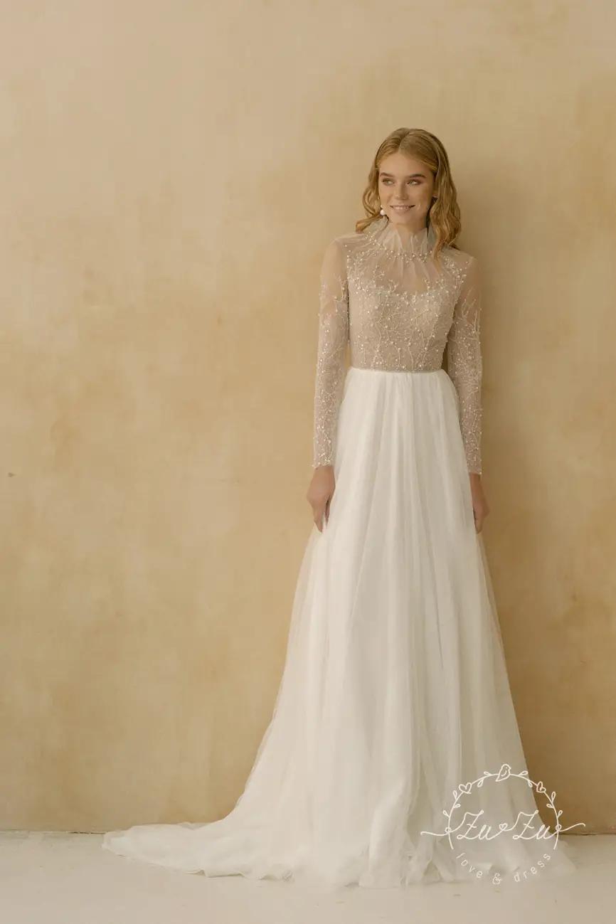 Our Favorite Long-Sleeved Wedding Styles Image