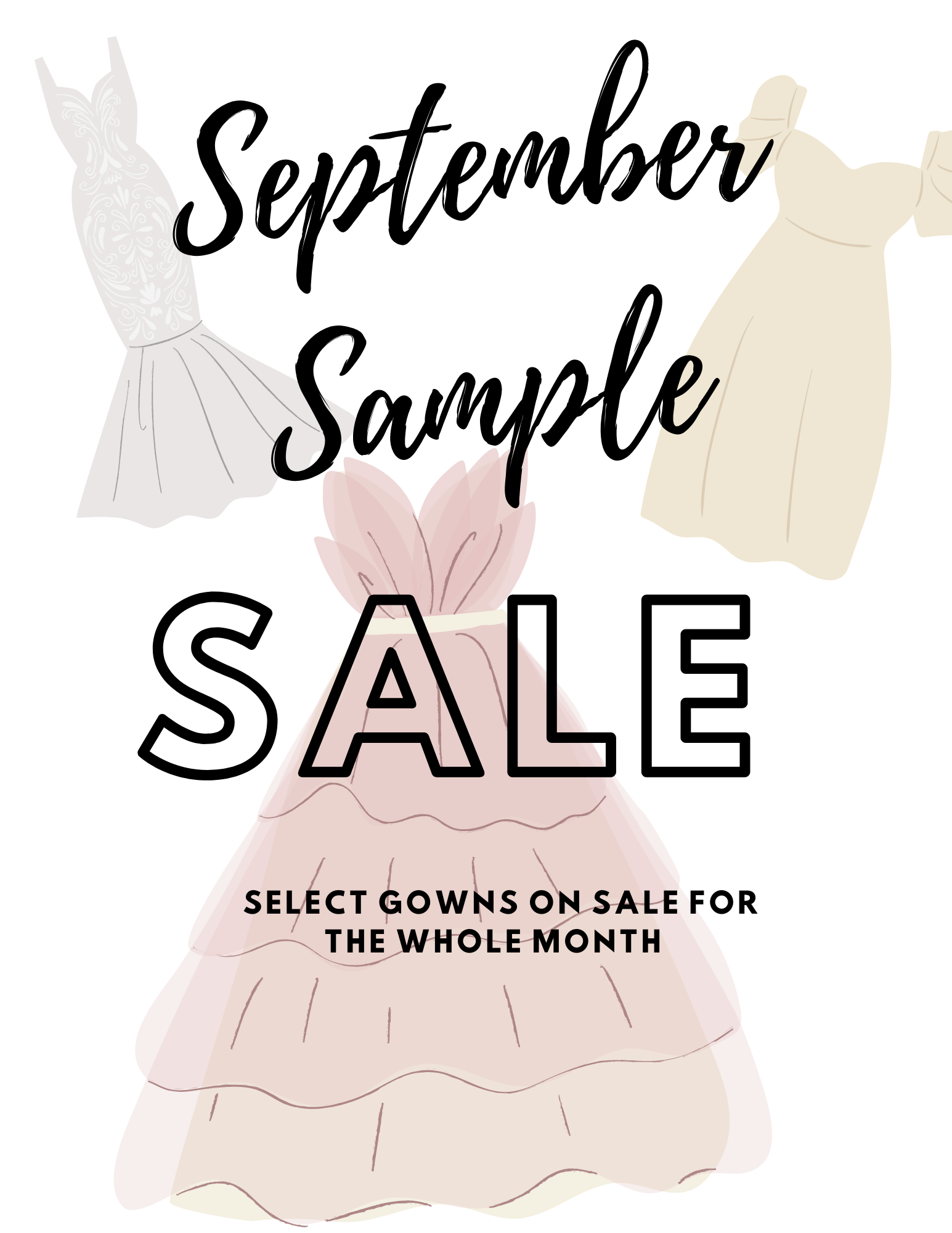 September Sample Sale
