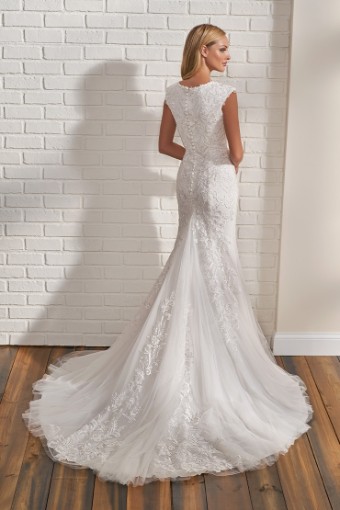 Modest by Mon Cheri Style #TR22183 #1 Ivory thumbnail