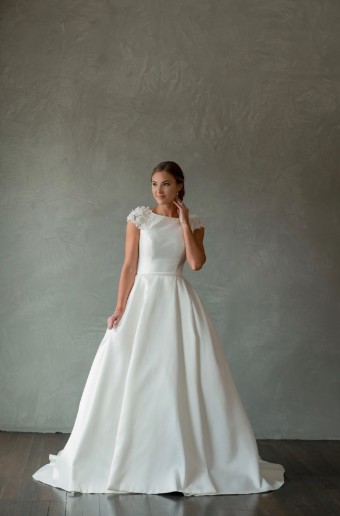 The Modest Bridal Collection Style #EvaMBC SAMPLE #0 default Ivory thumbnail