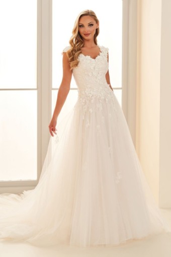 Modest by Mon Cheri Style #MOD1803 #5 Diamond White thumbnail