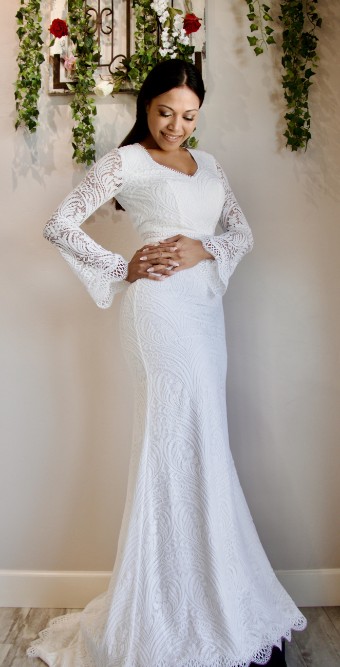 Malmrose Bridal Style #VegaModest #1 Milk thumbnail
