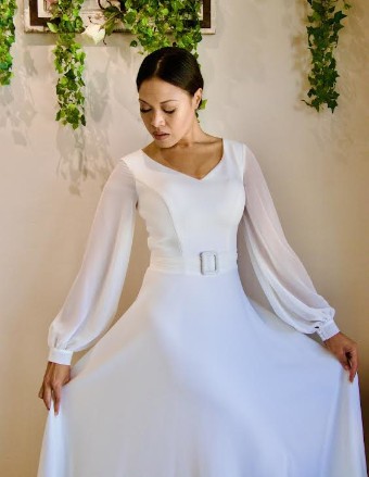 Malmrose Bridal Style #Paigemodest #1 default Milk thumbnail