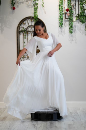 Malmrose Bridal Style #GinnyDModest #1 Milk thumbnail