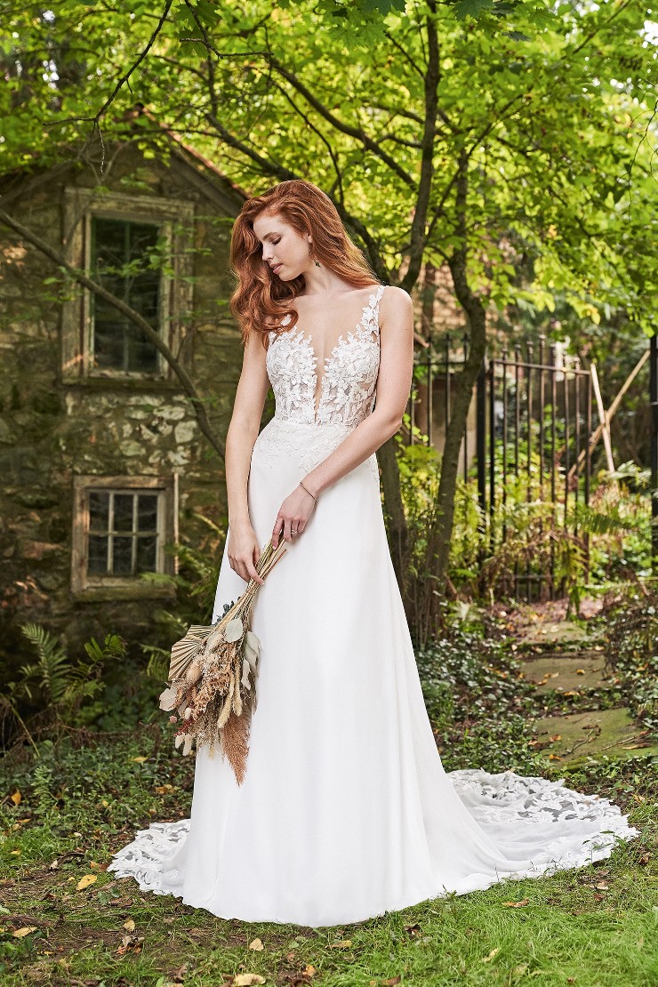 chinese dress ladies Lillian West Lace A-line Gown Style 66045 Size 12 – Pomp and Port main image 0