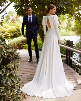 Malmrose Bridal Style #HalstoAA #0 default Natural thumbnail