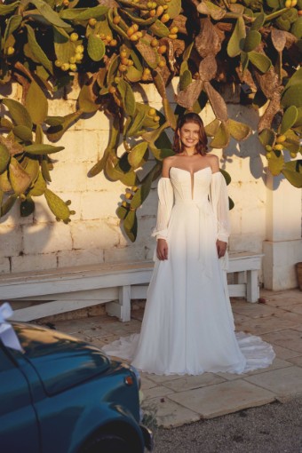 Lillian West Style #66382 #6 Ivory/Latte thumbnail