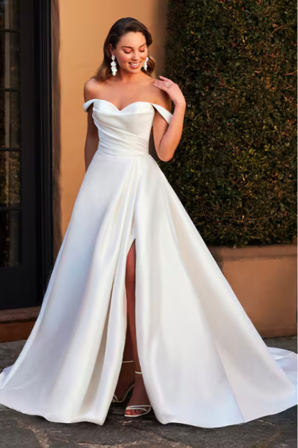 white christmas dresses Rosemary main image 1