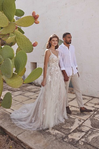 Lillian West Style #66407 #6 Ivory/Ivory/Latte thumbnail