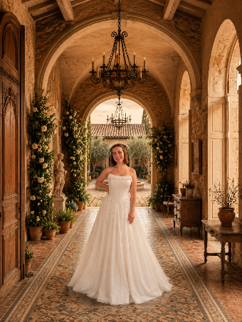 Malmrose Bridal Style #Delphyne #3 Milk thumbnail
